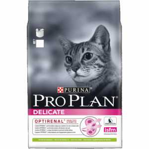 Pro Plan Delicate корм для взрослых кошек с Чувствительным Пищеварением (Ягненок)